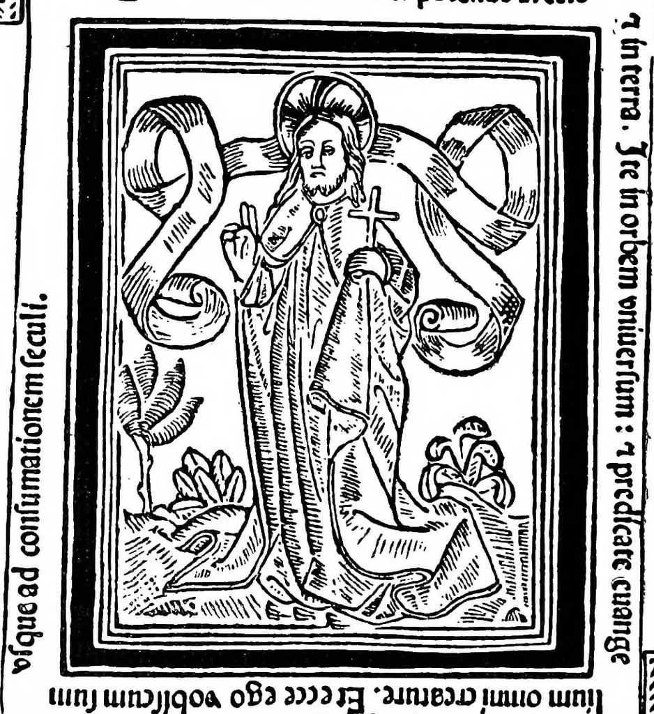 An illustration from The early printers of Spain and Portugal, 1897, leaf 204