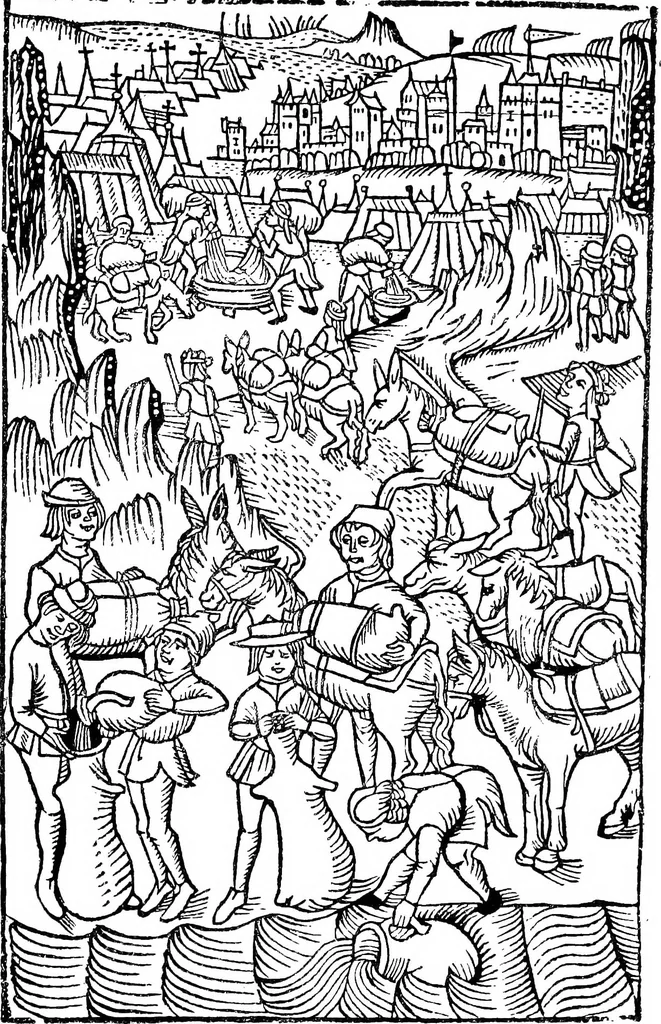 An illustration from The early printers of Spain and Portugal, 1897, leaf 218