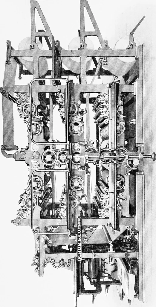 An illustration from A short history of the printing press and of the improvements in printing machinery from the time of Gutenberg up to the present day, 1902, leaf 60