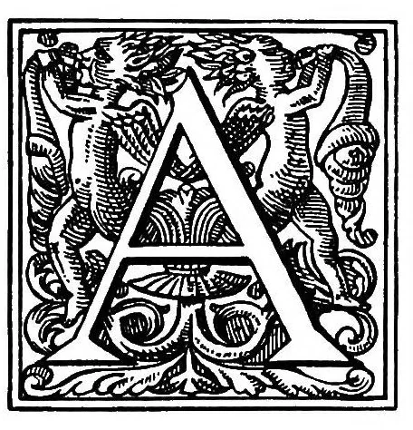 An illustration from Types of the De Vinne press; specimens for the use of compositors, proofreaders and publishers, 1907, leaf 76