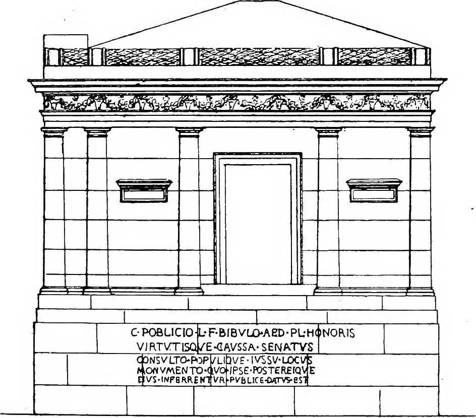 An illustration from Latin epigraphy : an introduction to the study of Latin inscriptions, 1919, leaf 134