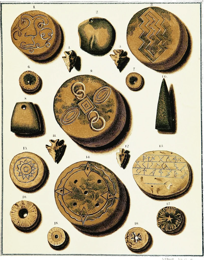 An illustration from The American numismatical manual of the currency or money of the aborigines, and colonial, state, and United States coins. With historical and descriptive notices of each coin or series, 1859, leaf 55