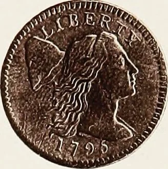 An illustration from Monograph of United States cents and half cents issued between the years 1793 and 1857: to which is added a table of the principal coins, tokens, jetons, medalets, patterns of coinage and Washington pieces, generally classified under the head of colonial coins. A contribution to the numismatic history of the United States, 1879, leaf 30