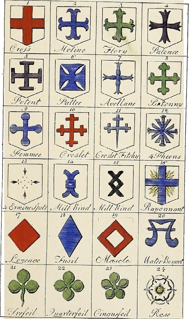 An illustration from An introduction to heraldry, with nearly one thousand illustrations; including the arms of about five hundred different families, 1892, leaf 301