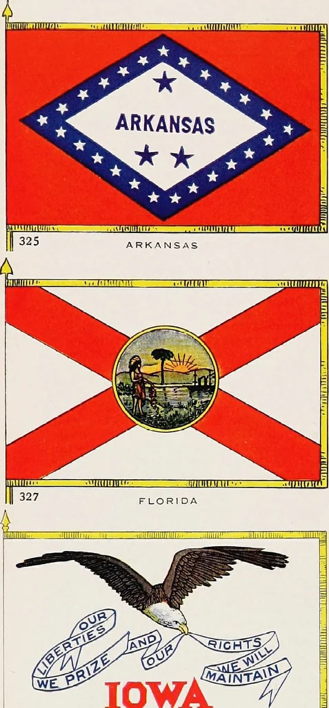 An illustration from Flags of the world, 1917, leaf 57