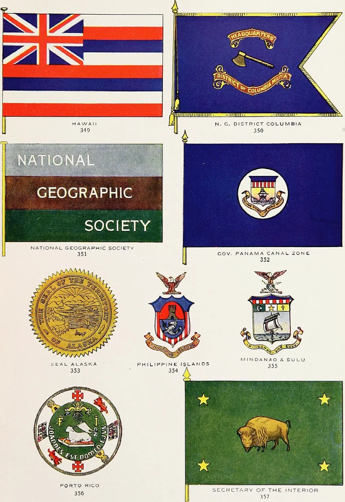 An illustration from Flags of the world, 1917, leaf 62