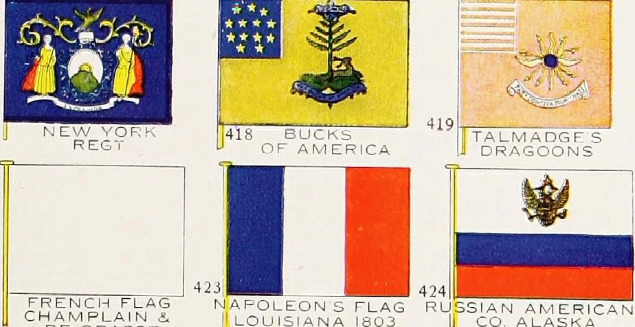 An illustration from Flags of the world, 1917, leaf 66