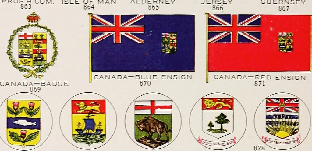 An illustration from Flags of the world, 1917, leaf 89