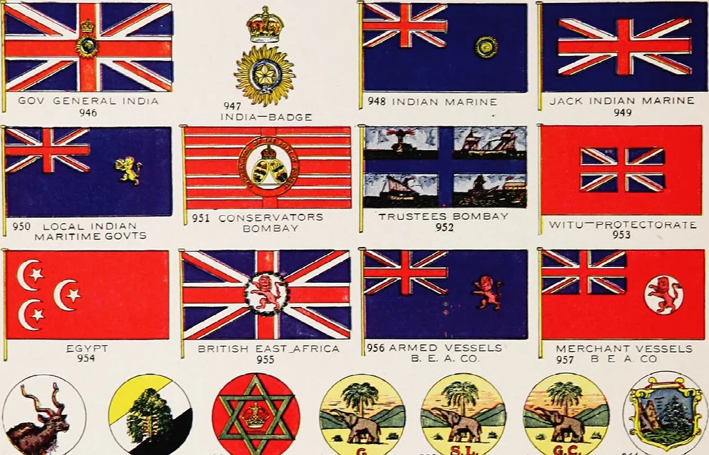 An illustration from Flags of the world, 1917, leaf 93