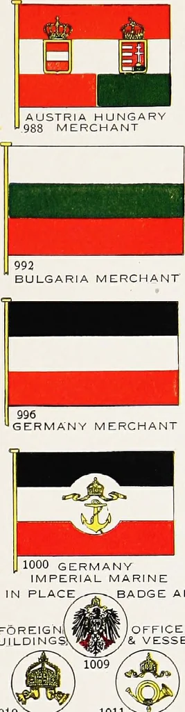 An illustration from Flags of the world, 1917, leaf 94