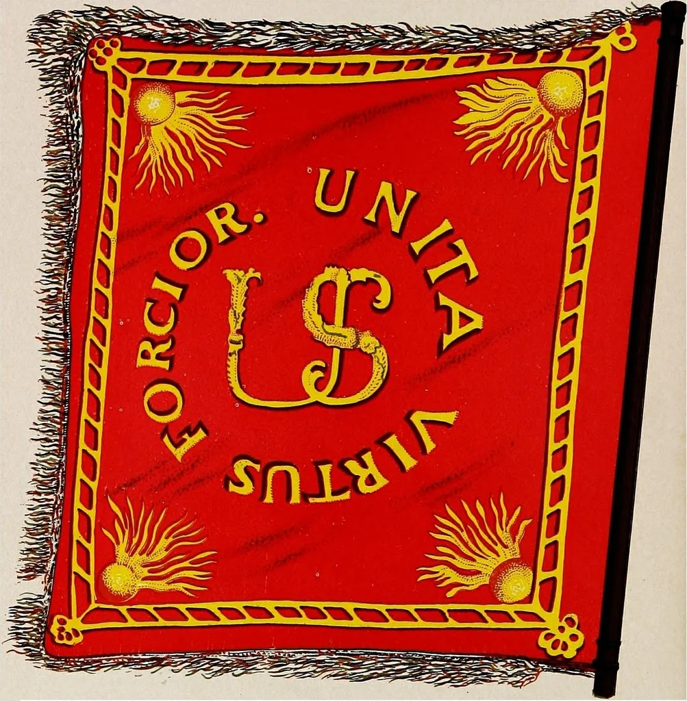 An illustration from The true story of the American flag, 1908, leaf 16