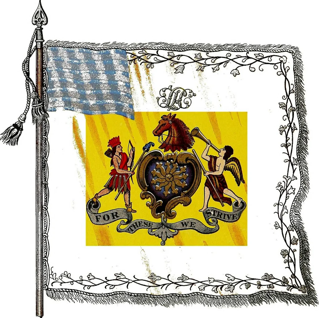 An illustration from The true story of the American flag, 1908, leaf 6