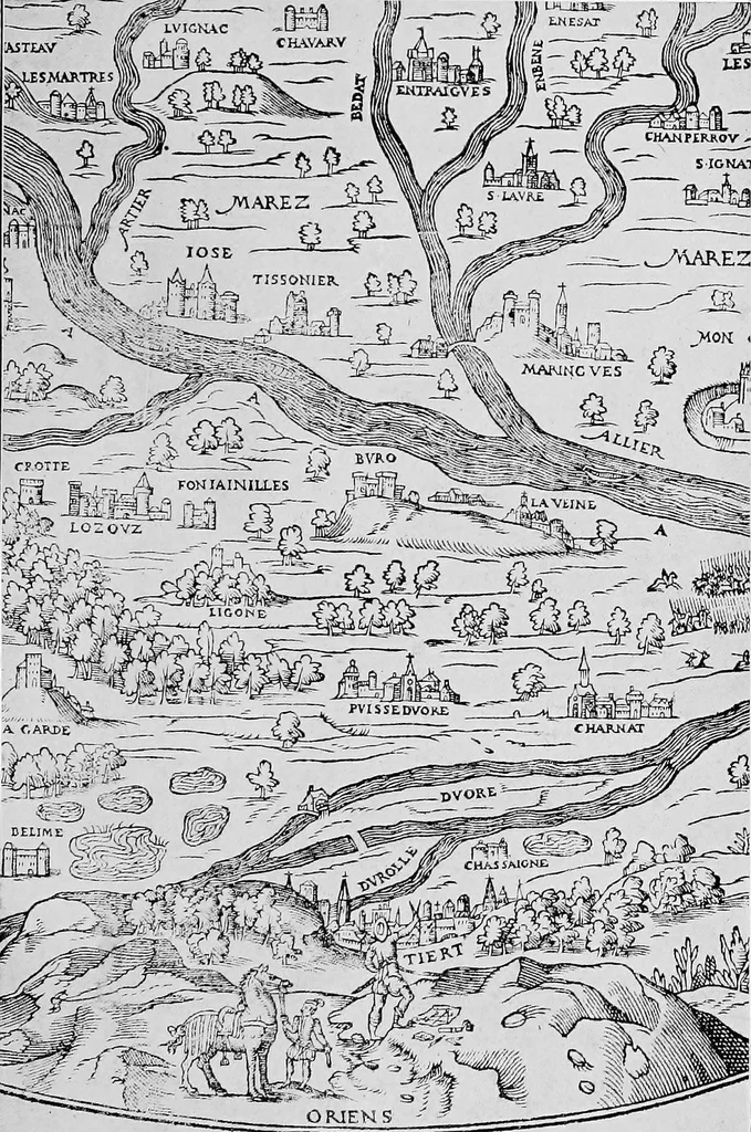 An illustration from Maps, their history, characteristics and uses; a handbook for teachers, 1921, leaf 62