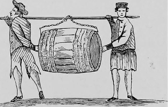 An illustration from The history of signboards : from the earliest times to the present day, 1866, leaf 19