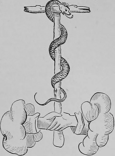 An illustration from The history of signboards : from the earliest times to the present day, 1866, leaf 382
