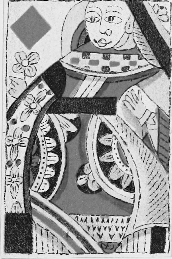An illustration from The devil's picture-books. A history of playing cards, 1890, leaf 148