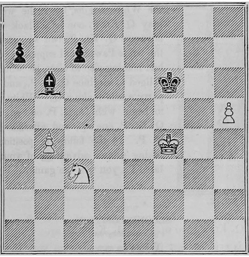 An illustration from The book of chess: containing the rudiments of the game, and elementary analyses of the most popular openings, 1858, leaf 106