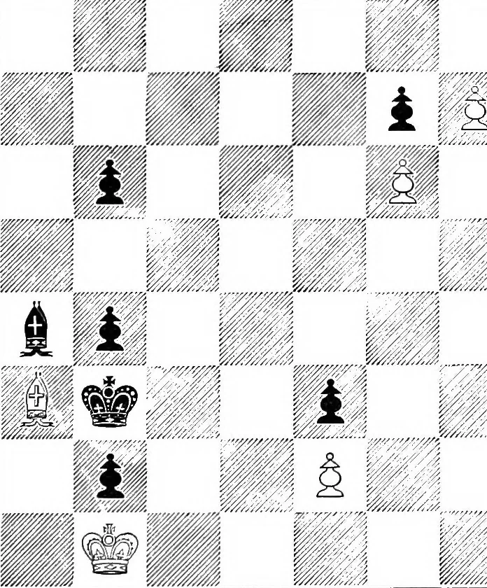 An illustration from The chess-players' manual : containing the laws of the game according to the revised code laid down by the British Chess Association in 1862, 1902, leaf 34