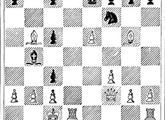 An illustration from The modern chess instructor, 1889, leaf 137
