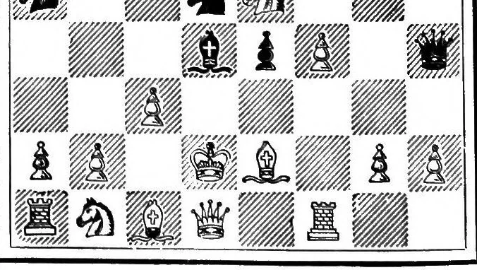 An illustration from The modern chess instructor, 1889, leaf 145