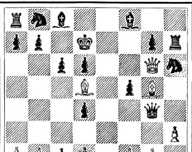 An illustration from The modern chess instructor, 1889, leaf 193