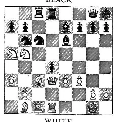 An illustration from The Hastings chess tournament 1895. Containing the authorised account of the 230 games played Aug.-Sept. 1895, 1896, leaf 265