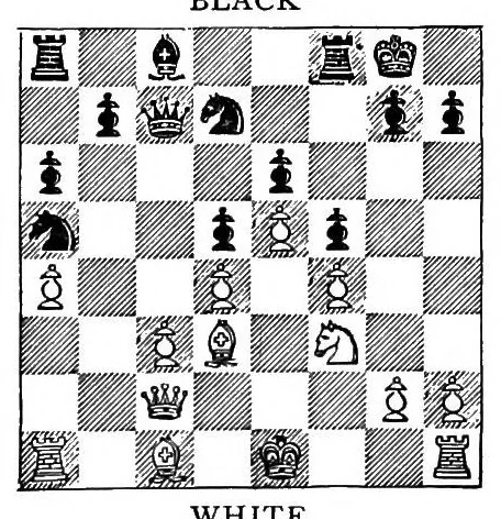 An illustration from The Hastings chess tournament 1895. Containing the authorised account of the 230 games played Aug.-Sept. 1895, 1896, leaf 50