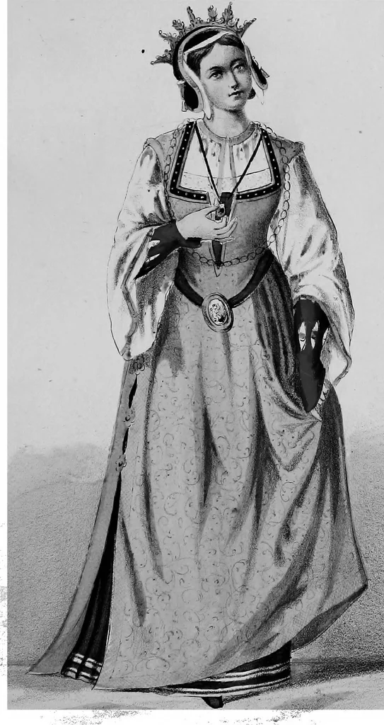 An illustration from Select historical costumes, 1868, leaf 102