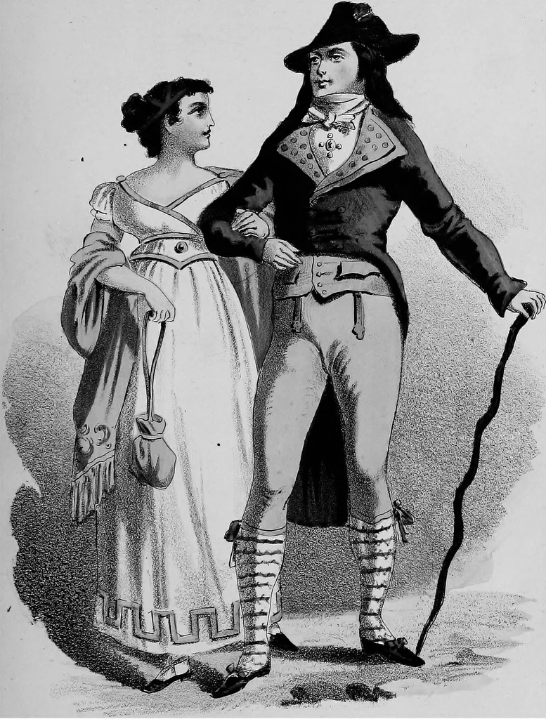 An illustration from Select historical costumes, 1868, leaf 114