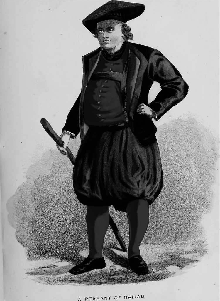 An illustration from Select historical costumes, 1868, leaf 126