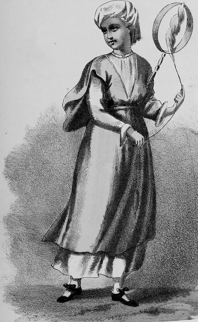 An illustration from Select historical costumes, 1868, leaf 140