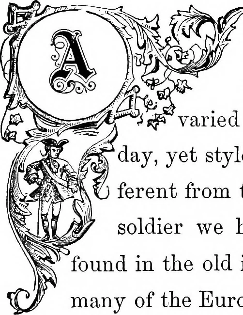 An illustration from Select historical costumes, 1868, leaf 172