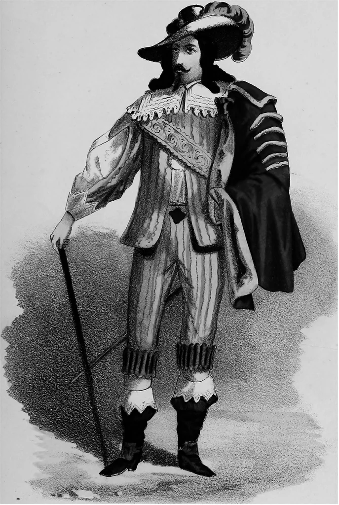 An illustration from Select historical costumes, 1868, leaf 194