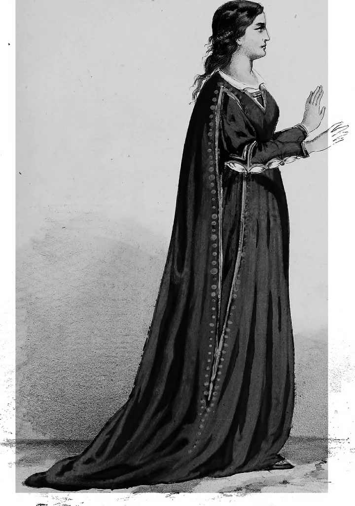 An illustration from Select historical costumes, 1868, leaf 200