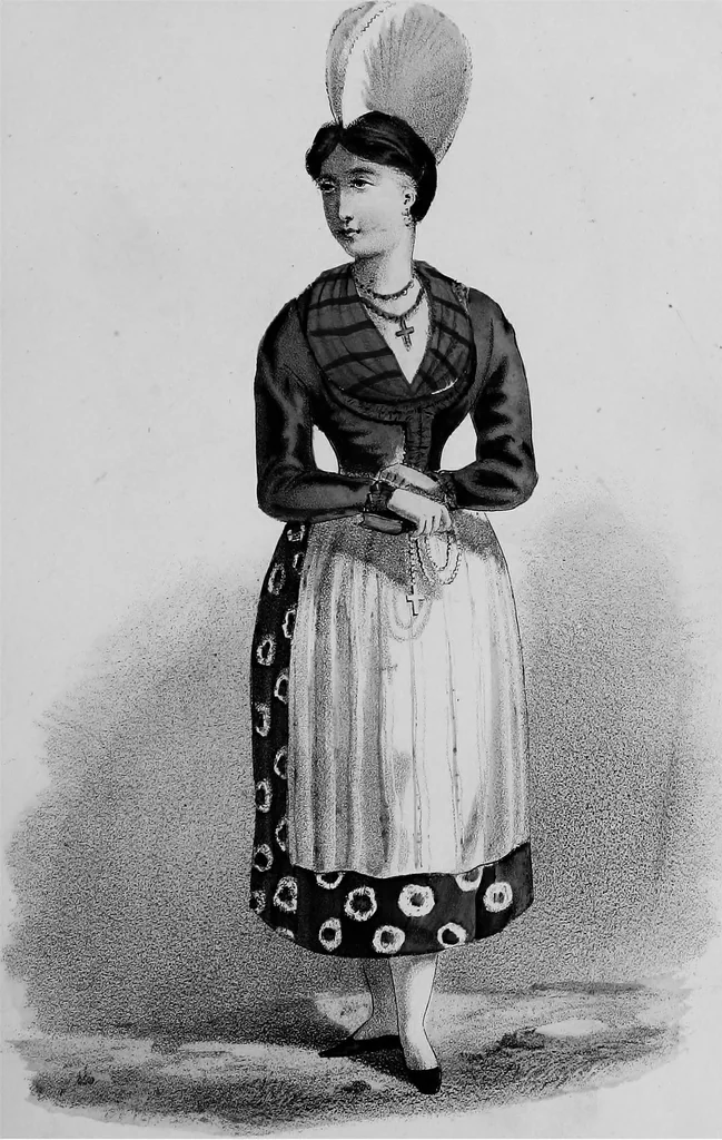 An illustration from Select historical costumes, 1868, leaf 68