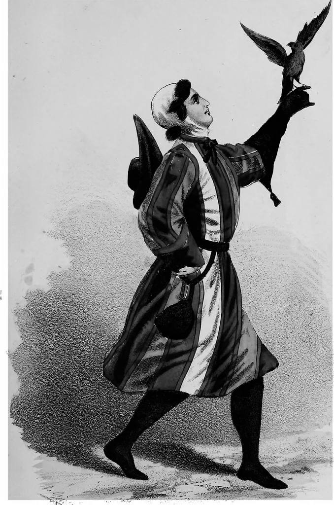 An illustration from Select historical costumes, 1868, leaf 80