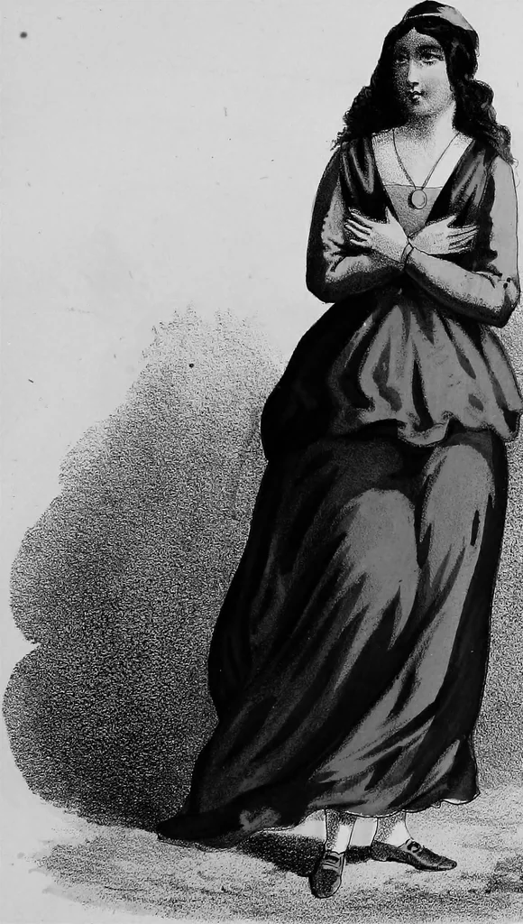 An illustration from Select historical costumes, 1868, leaf 90