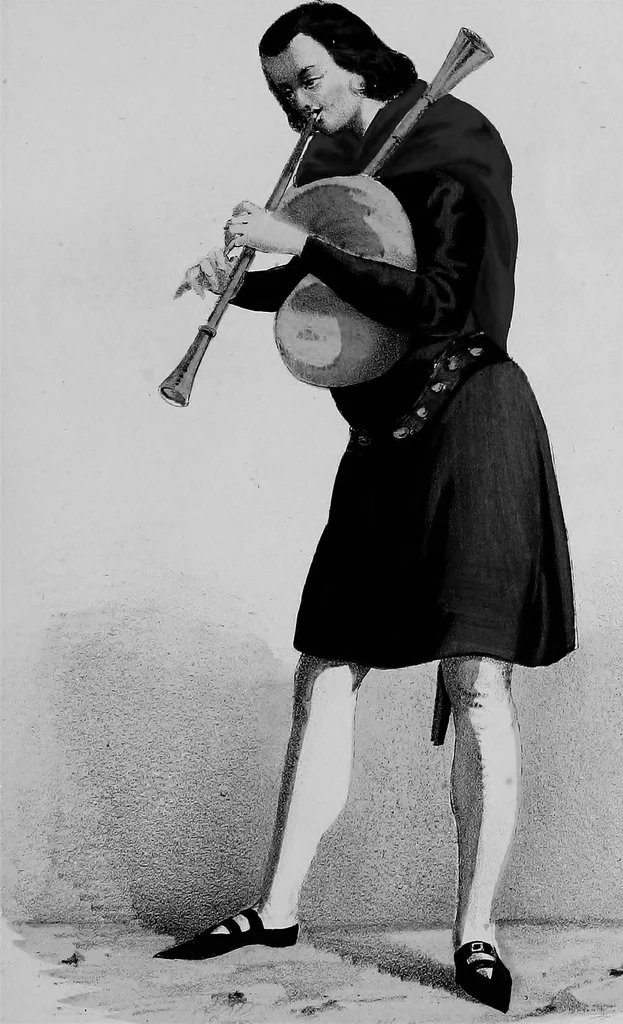 An illustration from Select historical costumes, 1868, leaf 98