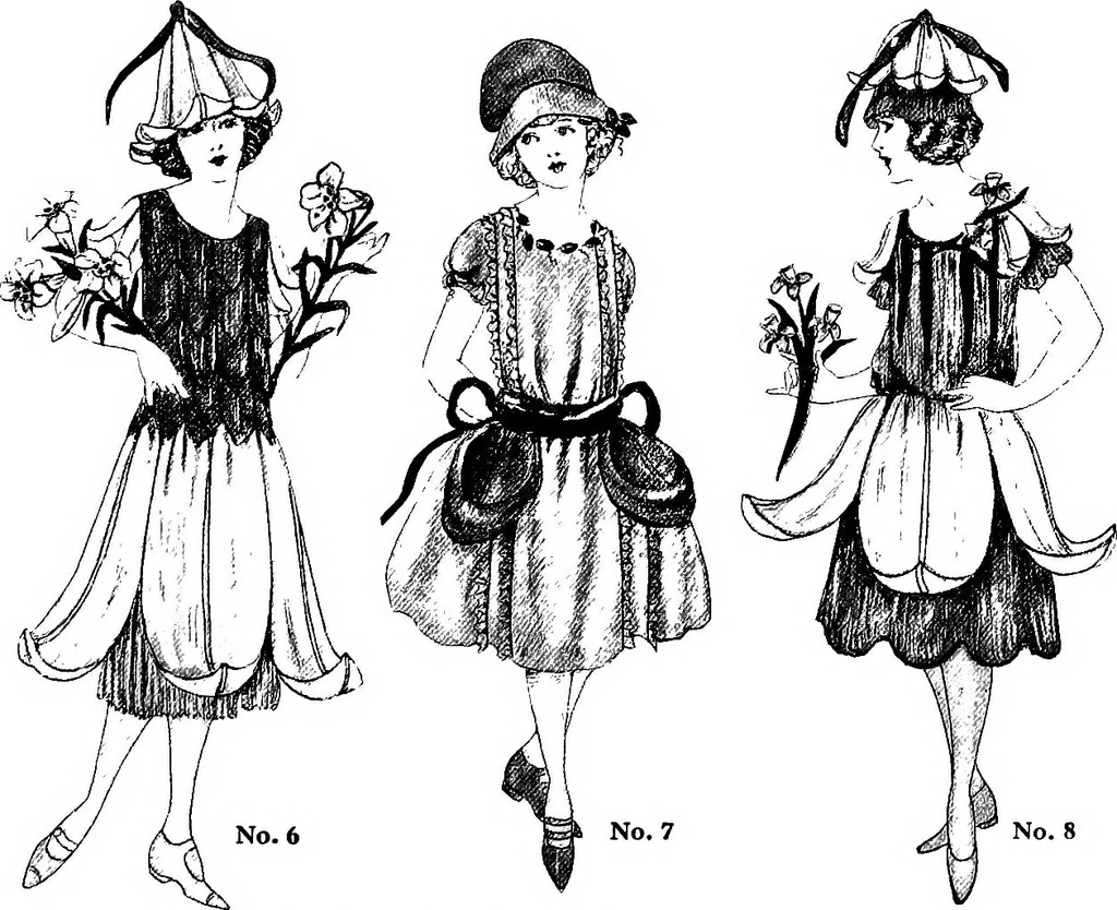 An illustration from How to make paper costumes, 1922, leaf 10