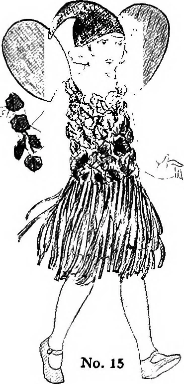An illustration from How to make paper costumes, 1922, leaf 14