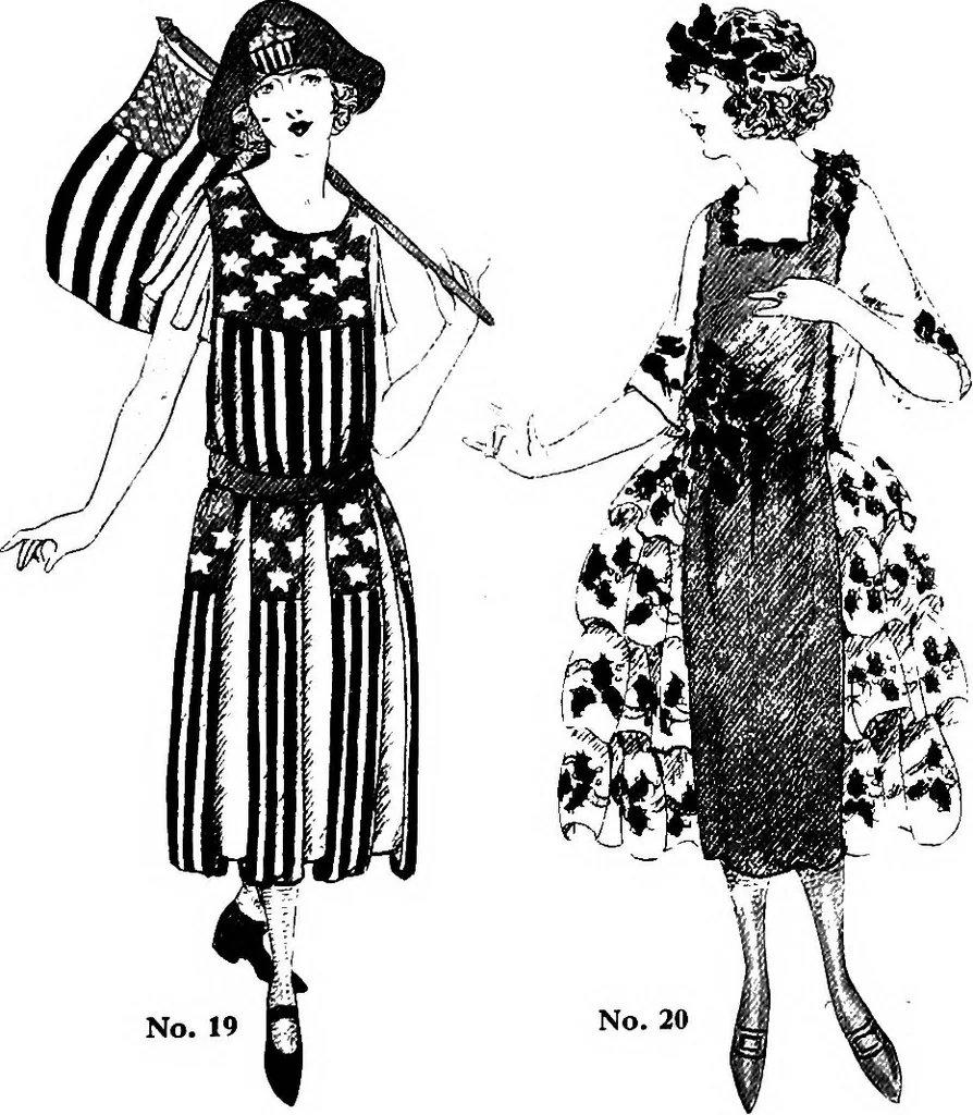 An illustration from How to make paper costumes, 1922, leaf 16