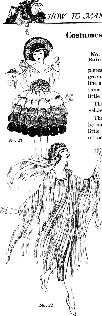 An illustration from How to make paper costumes, 1922, leaf 17