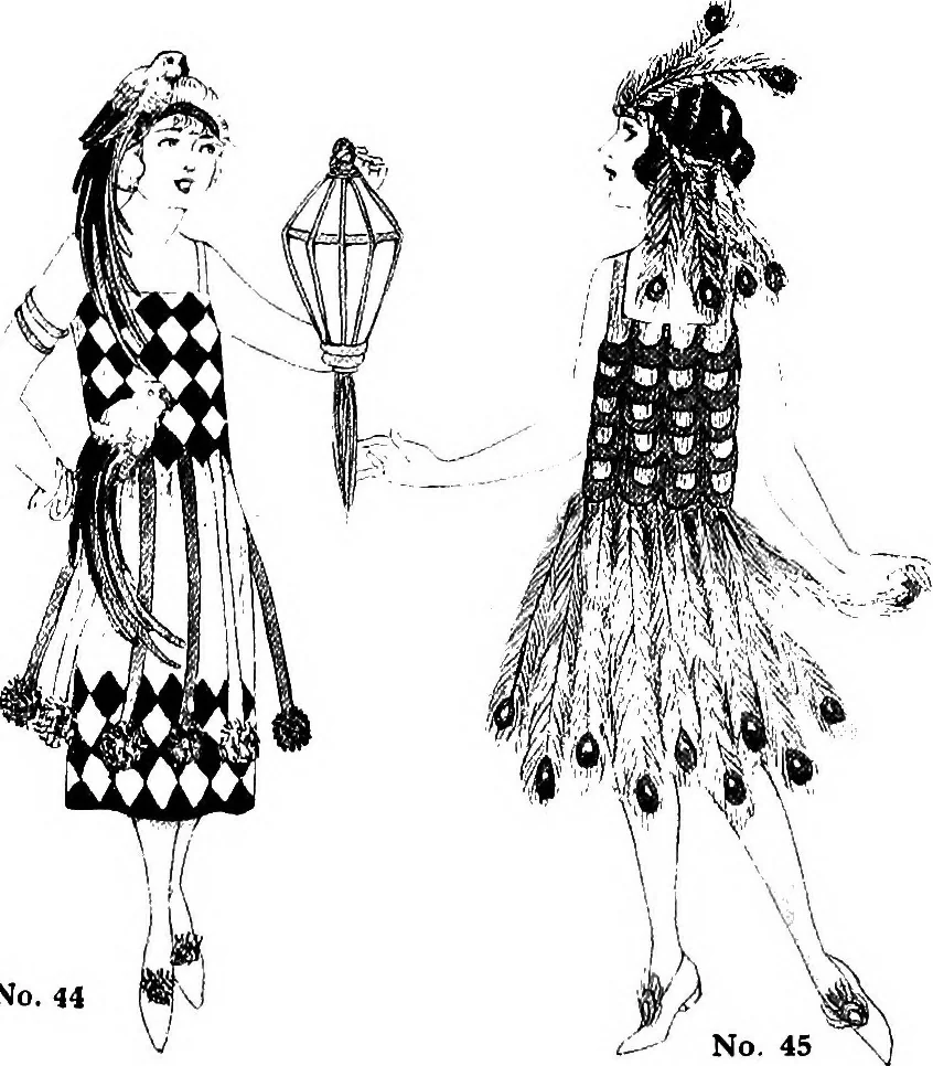 An illustration from How to make paper costumes, 1922, leaf 25