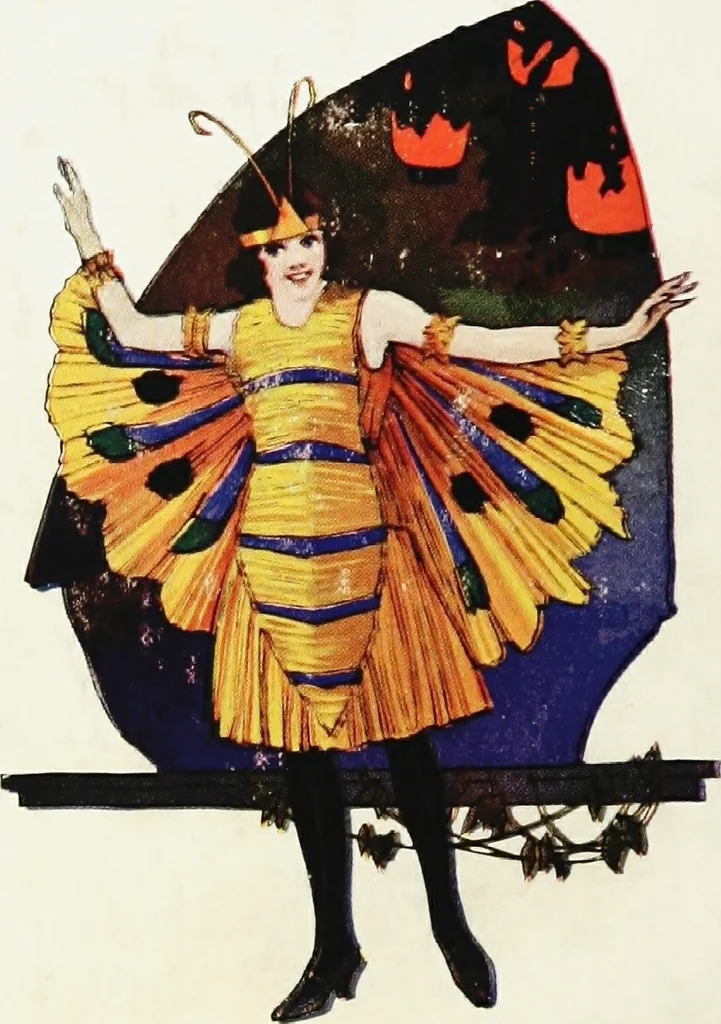 An illustration from How to make paper costumes, 1922, leaf 39