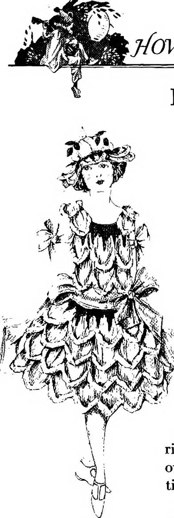 An illustration from How to make paper costumes, 1922, leaf 9