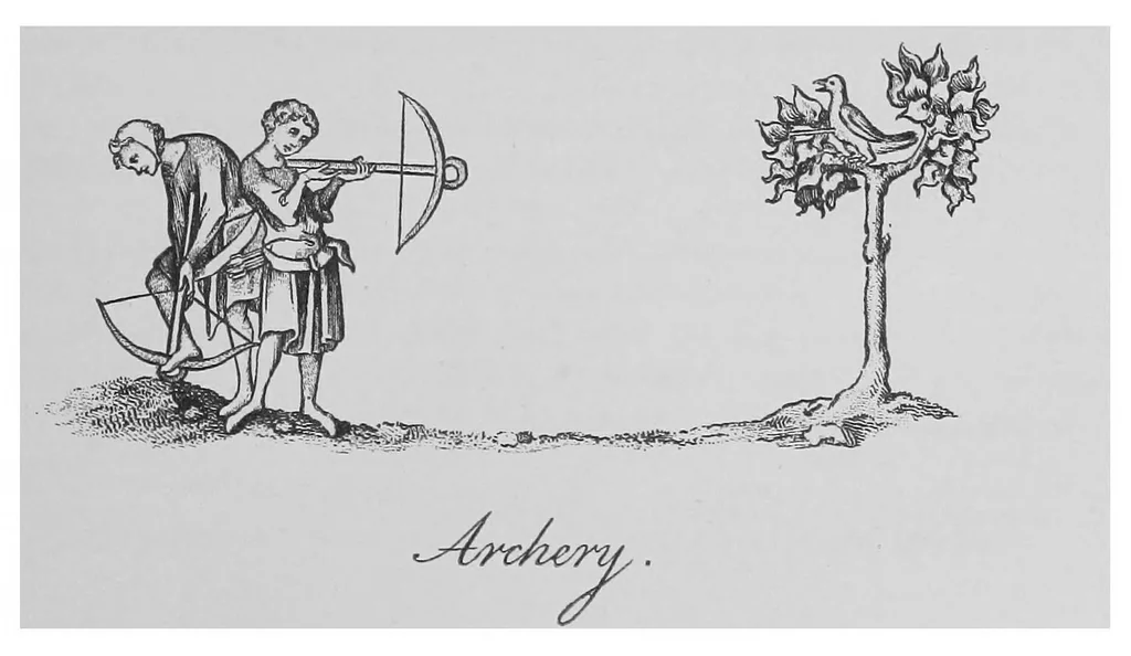 An illustration from The sports and pastimes of the people of England from the earliest period, including the rural and domestic recreations, May games, mummeries, pageants, processions and pompous spectacles, 1903, leaf 118