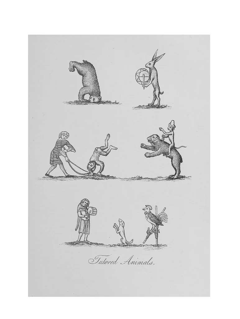 An illustration from The sports and pastimes of the people of England from the earliest period, including the rural and domestic recreations, May games, mummeries, pageants, processions and pompous spectacles, 1903, leaf 310