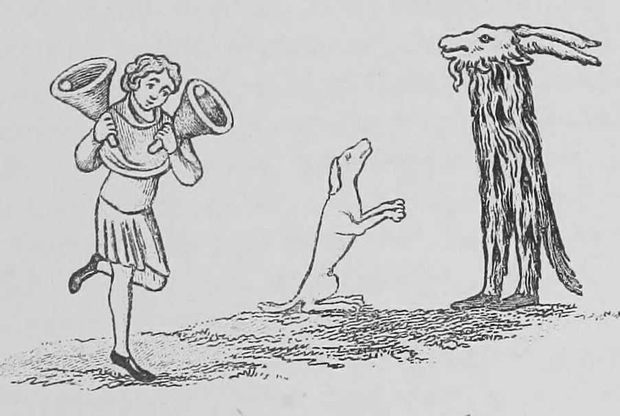 An illustration from The sports and pastimes of the people of England from the earliest period, including the rural and domestic recreations, May games, mummeries, pageants, processions and pompous spectacles, 1903, leaf 320