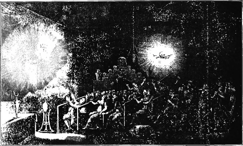An illustration from The old and the new magic, 1906, leaf 129