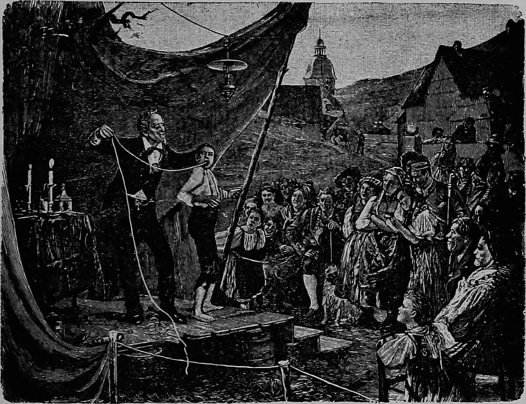 An illustration from The old and the new magic, 1906, leaf 38